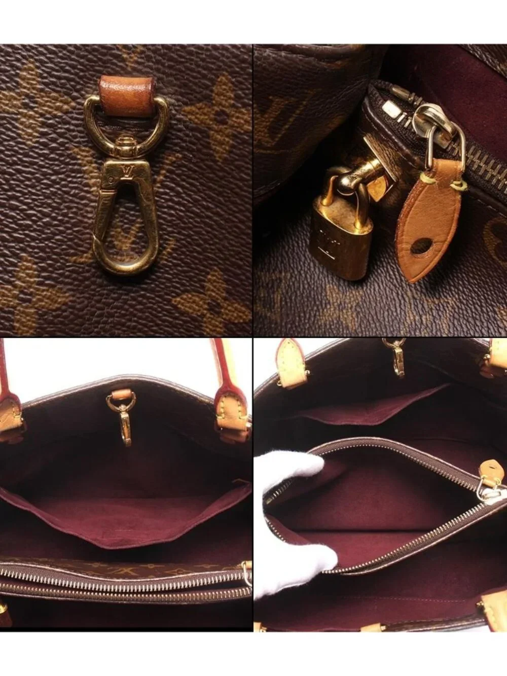 Louis Vuitton 2-Way Shoulder Bag Montaigne MM Monogram